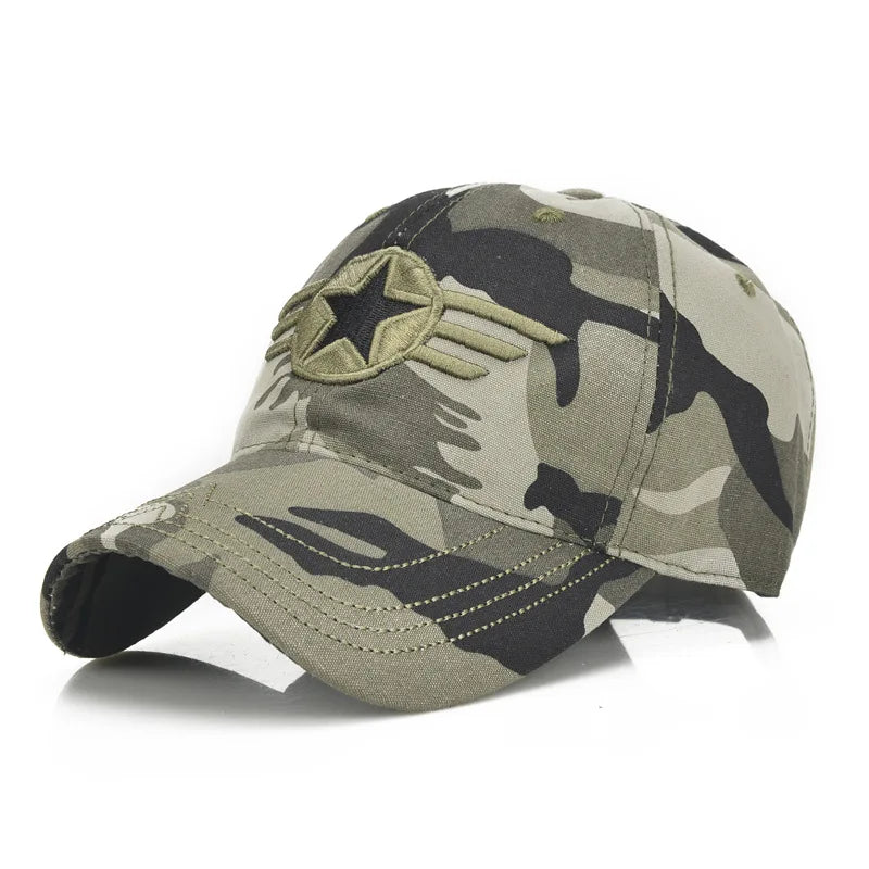 Summer Camouflage Baseball Cap for Men Women Cotton Adjustable Dad Hats Casual Snapback Star Style Summer Camouflage Baseball Cap for Men Women Cotton Adjustable Dad Hats Casual Snapback Star Style